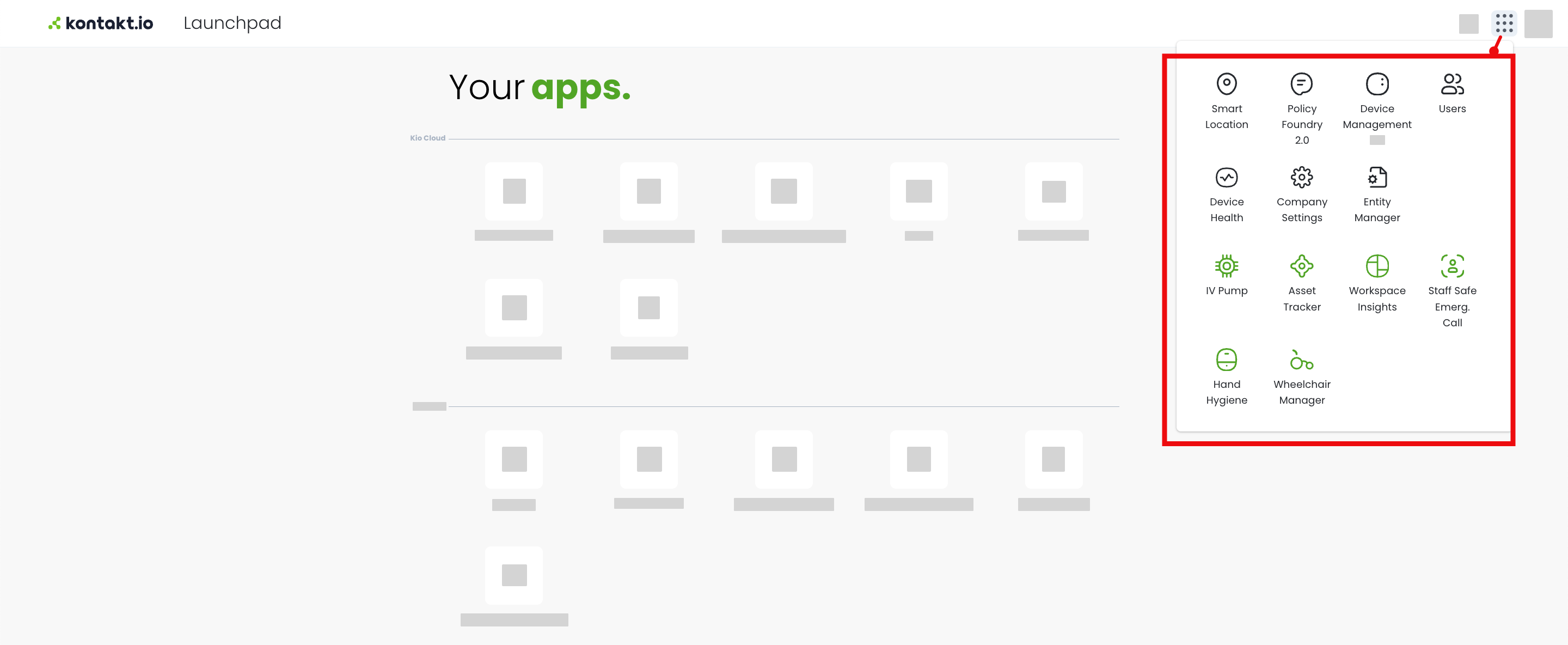 Kio Cloud switch app