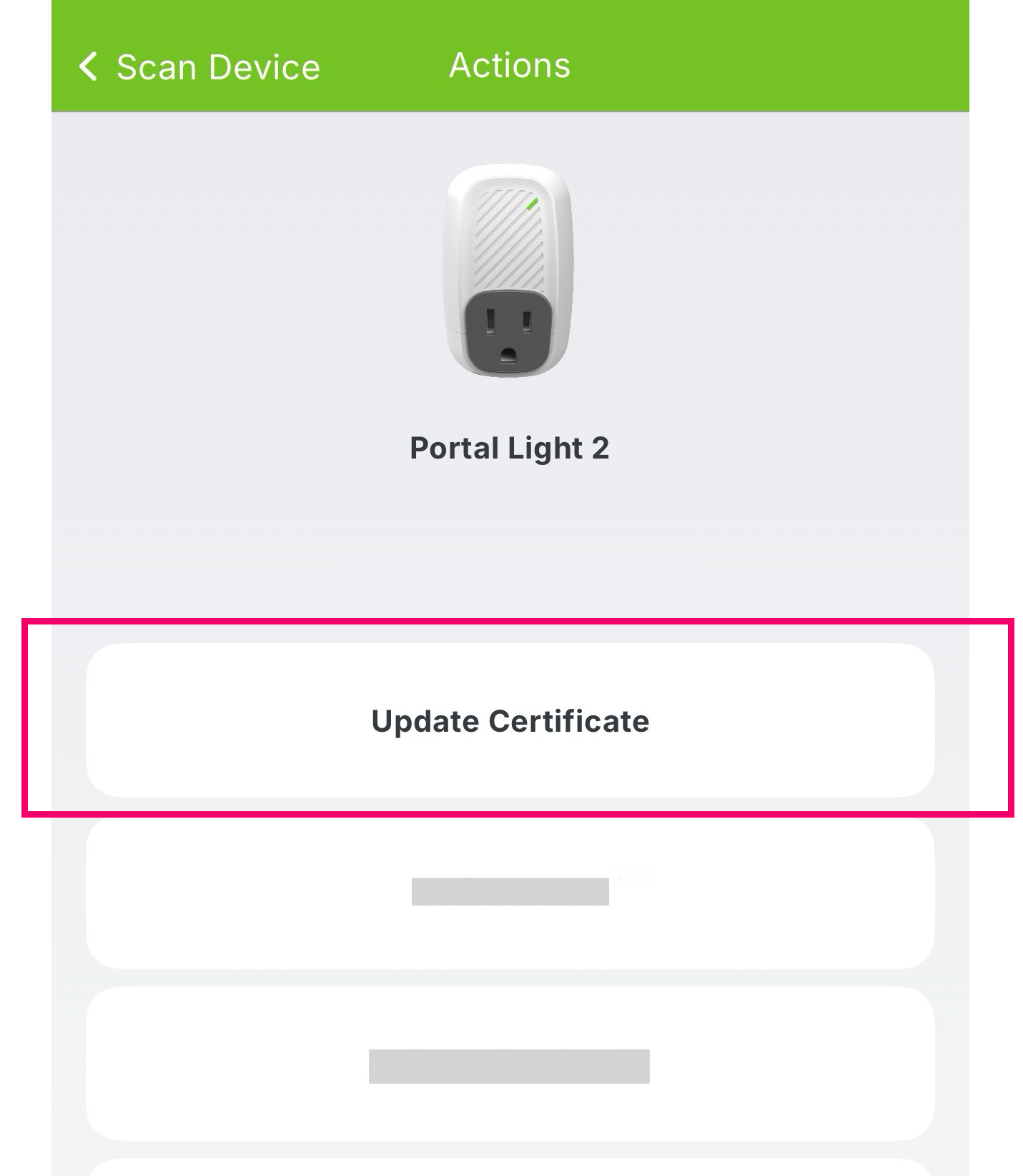Update certificate